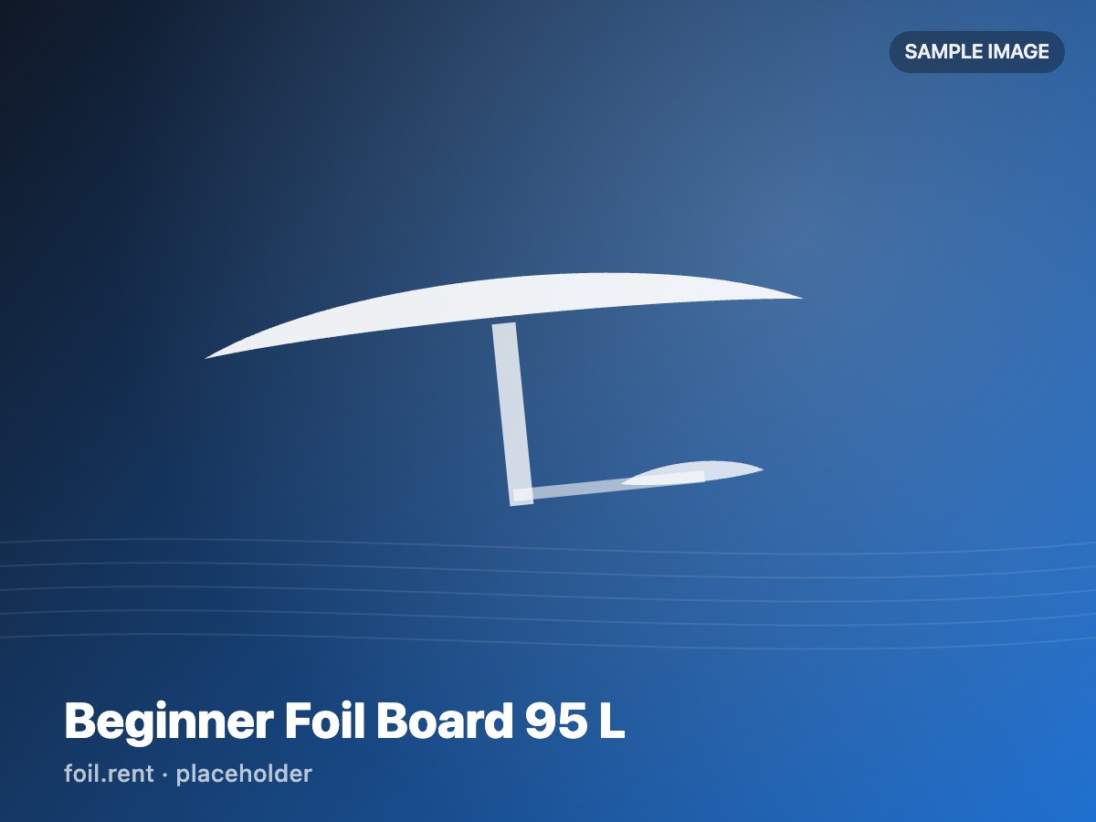 Beginner Foil Board 95 L