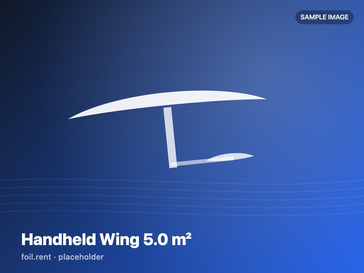 Handheld Wing 5.0 m²