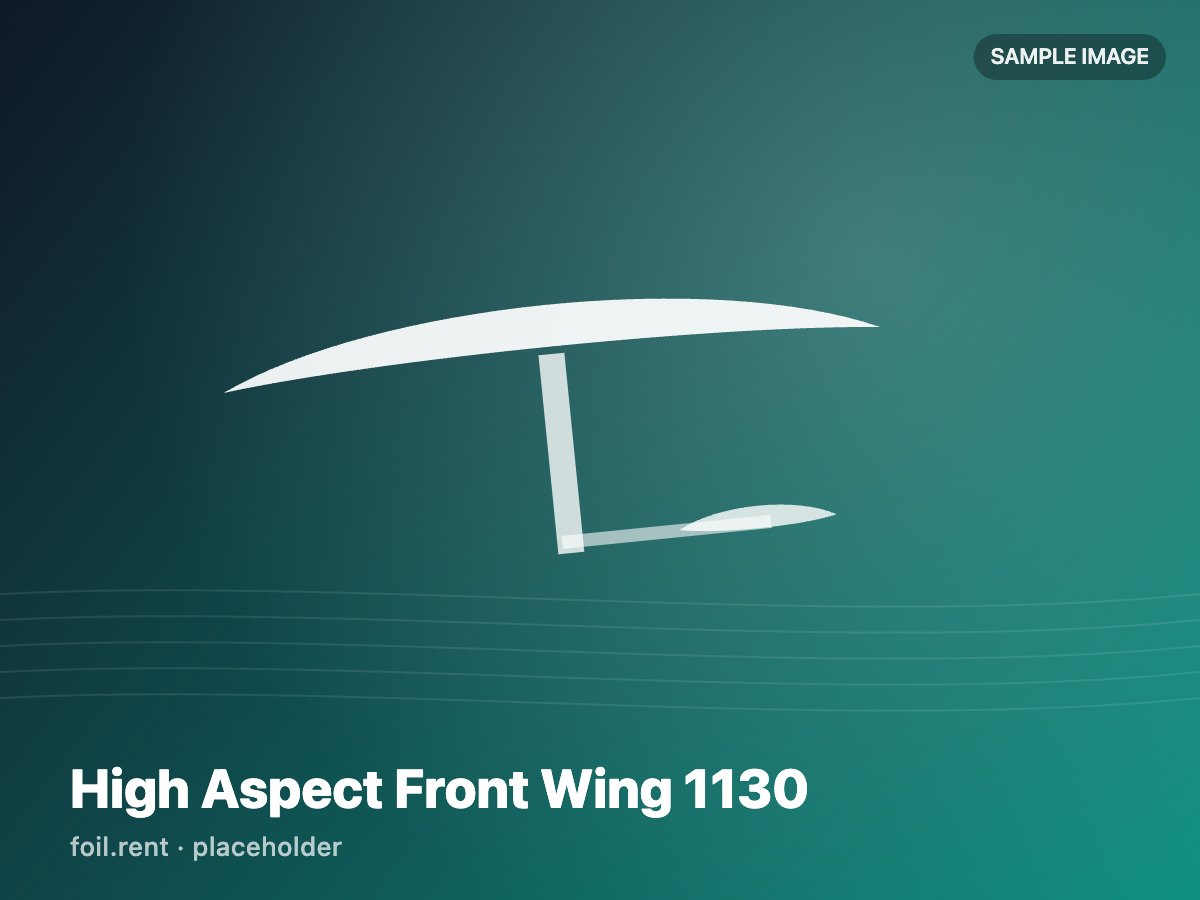 High Aspect Front Wing 1130