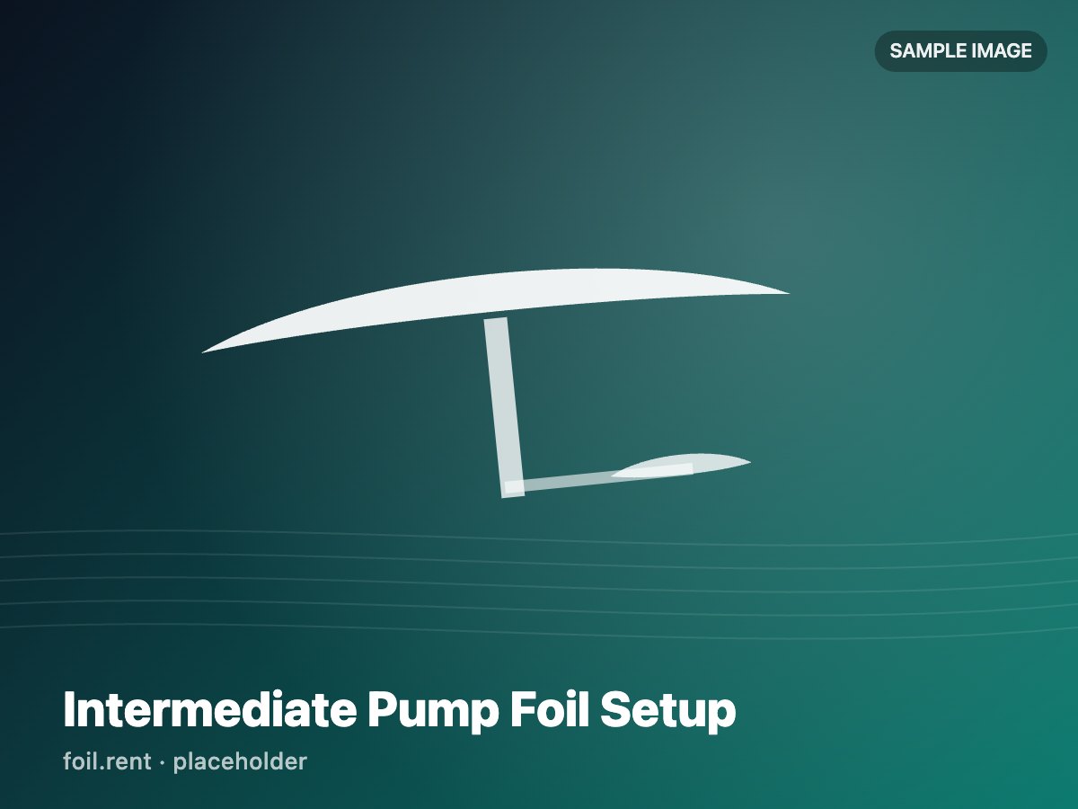 Intermediate Pump Foil Setup